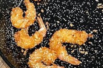 a pan of food on a table