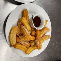 a plate of food on a table