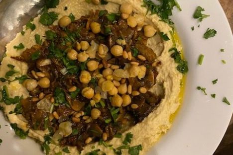 a bowl of food on a plate