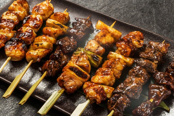 a close up of food