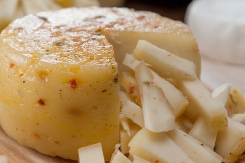 a close up of food on a plate