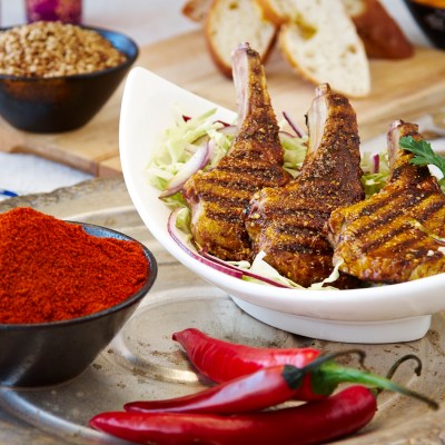 a bowl of food on a plate