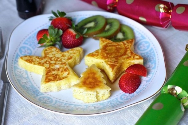 a plate of food on a table