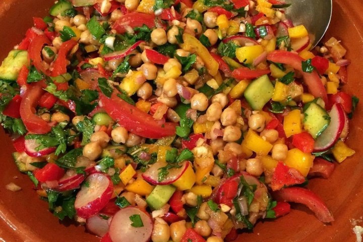 a bowl of food on a plate