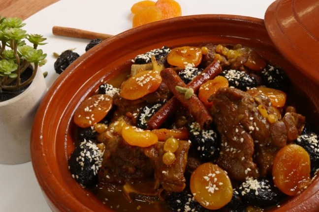 a bowl of food on a plate