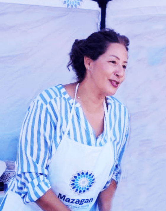 a person in a blue shirt